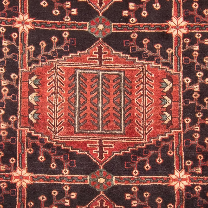 Løber Persisk tæppe - Nomadisk - 324 x 124 cm - mørkeblå