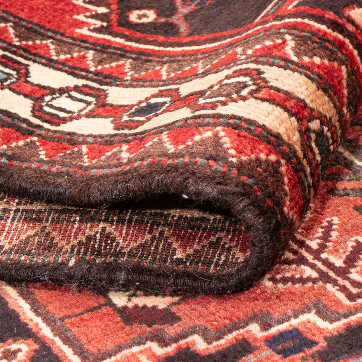 Løber Persisk tæppe - Nomadisk - 324 x 124 cm - mørkeblå