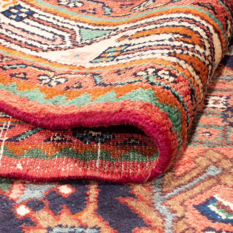 Løber Persisk tæppe - Nomadisk - 342 x 114 cm - mørkeblå