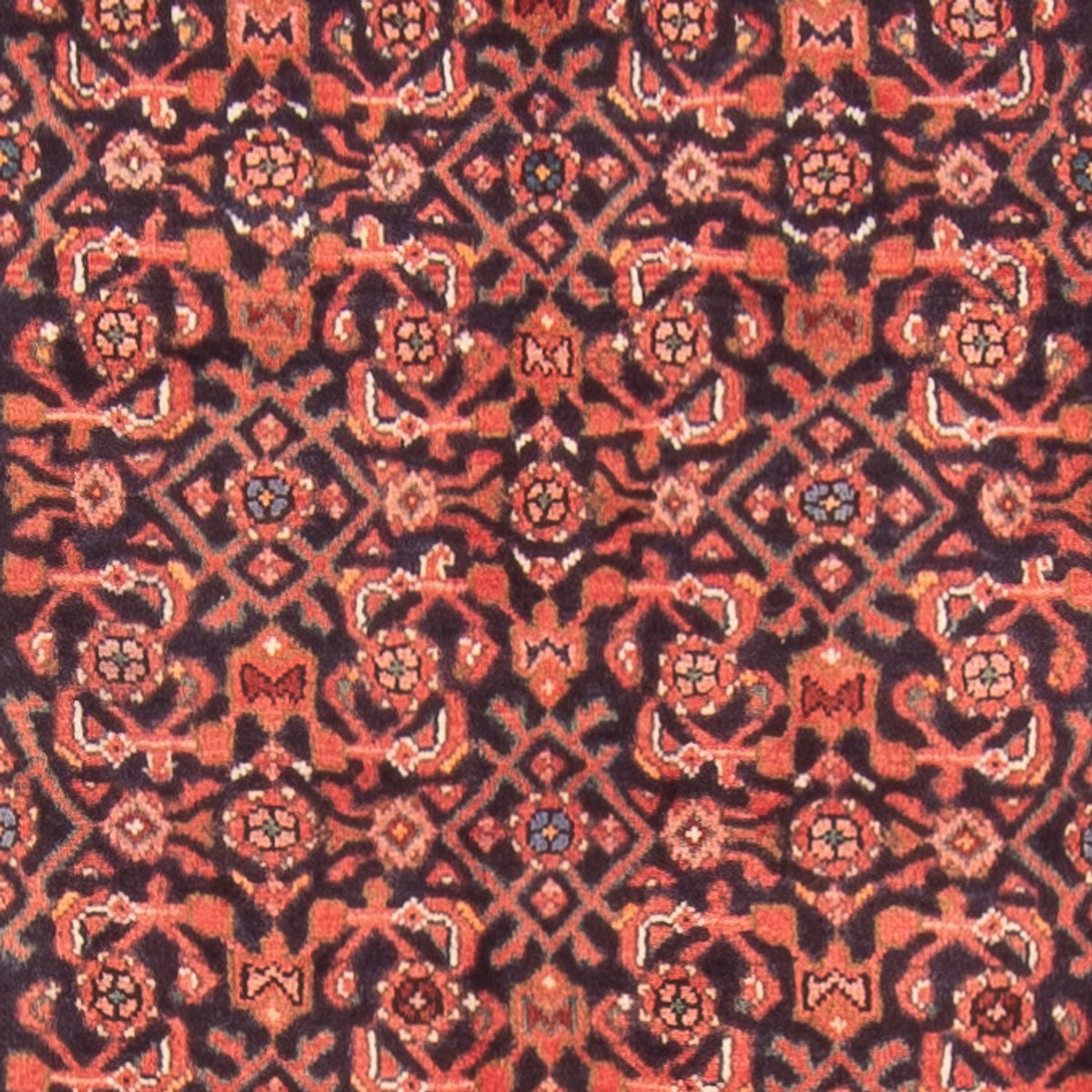 Løber Persisk tæppe - Nomadisk - 434 x 102 cm - mørkeblå