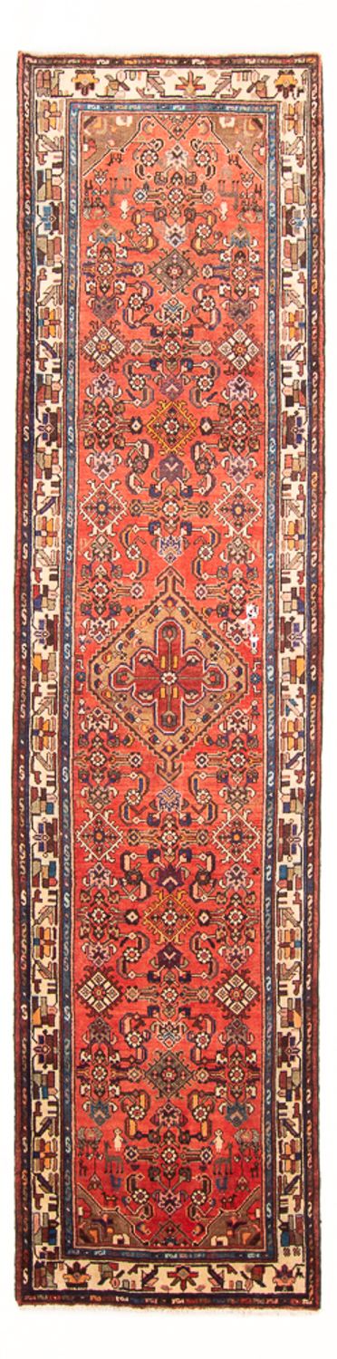Løber Persisk tæppe - Nomadisk - 375 x 102 cm - rød