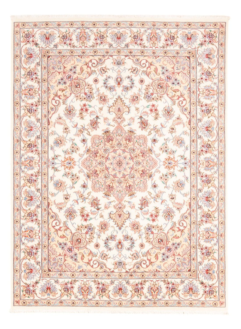 Persisk tæppe - Tabriz - 198 x 149 cm - creme