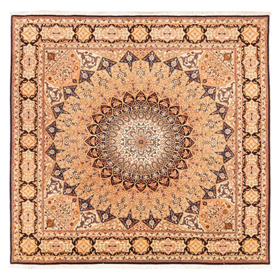 Tabriz - 50 Raj Tæppe 200x200cm - Persisk tæppe
