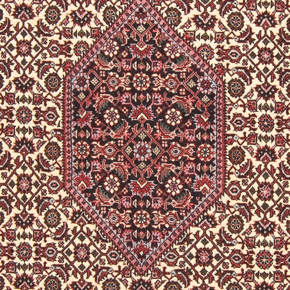 Løber Persisk tæppe - Bijar - Royal - 305 x 90 cm - beige