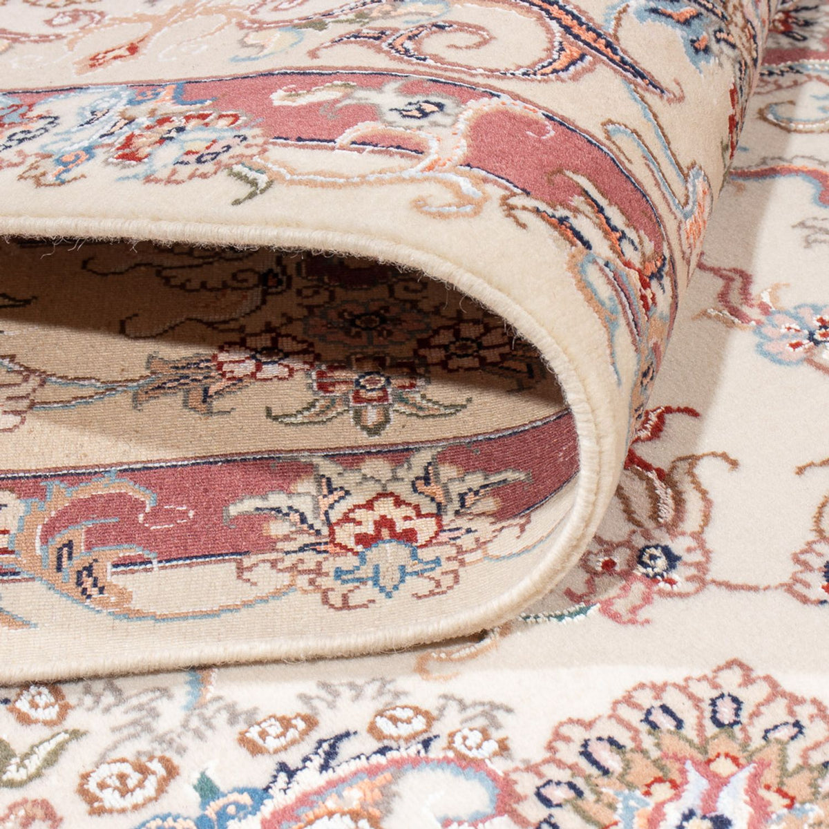 Persisk tæppe - Tabriz - Royal - 238 x 167 cm - creme