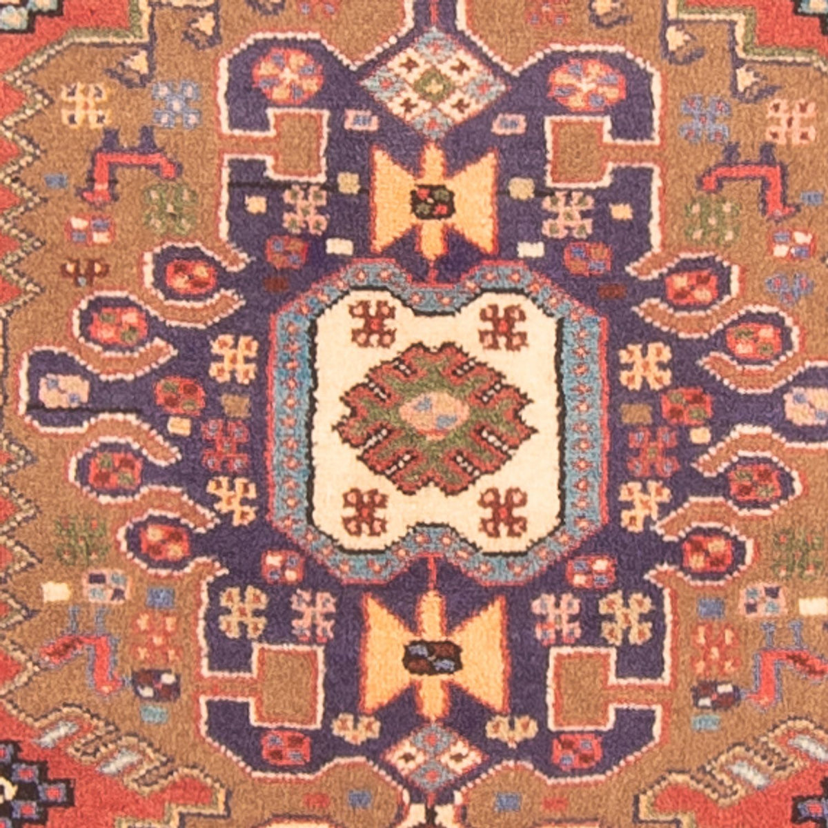 Løber Persisk tæppe - Nomadisk - 373 x 95 cm - rød