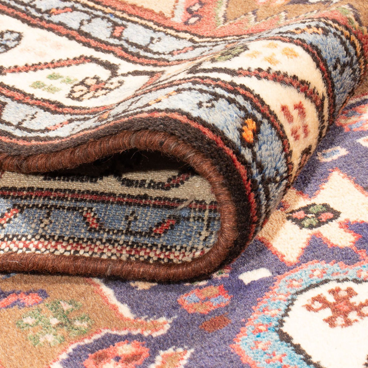 Løber Persisk tæppe - Nomadisk - 373 x 95 cm - rød