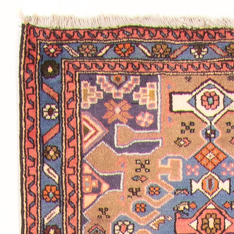 Løber Persisk tæppe - Nomadisk - 368 x 90 cm - flerfarvet