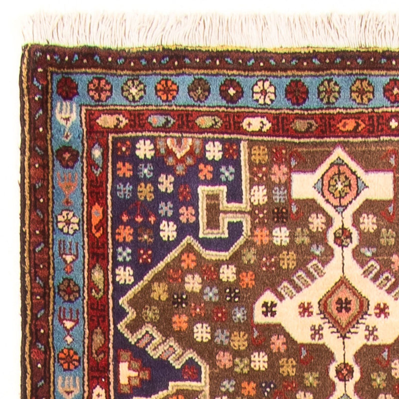 Løber Persisk tæppe - Nomadisk - 385 x 100 cm - flerfarvet