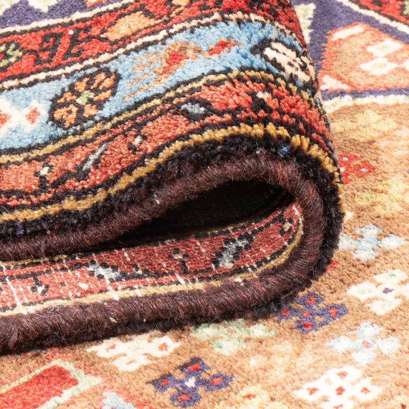 Løber Persisk tæppe - Nomadisk - 385 x 100 cm - flerfarvet