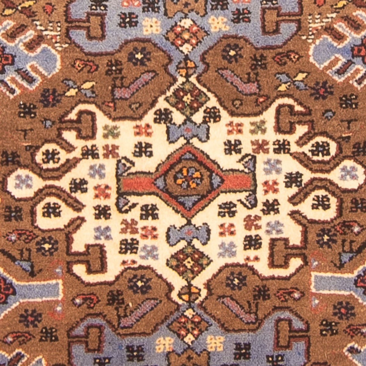 Løber Persisk tæppe - Nomadisk - 390 x 100 cm - flerfarvet