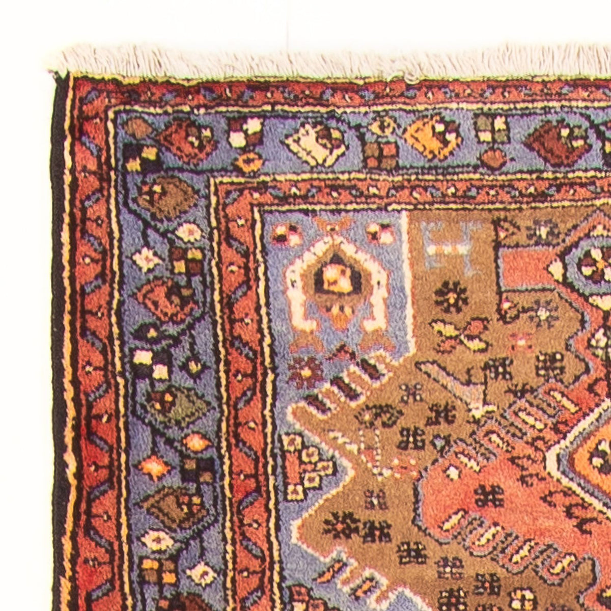 Løber Persisk tæppe - Nomadisk - 390 x 100 cm - flerfarvet