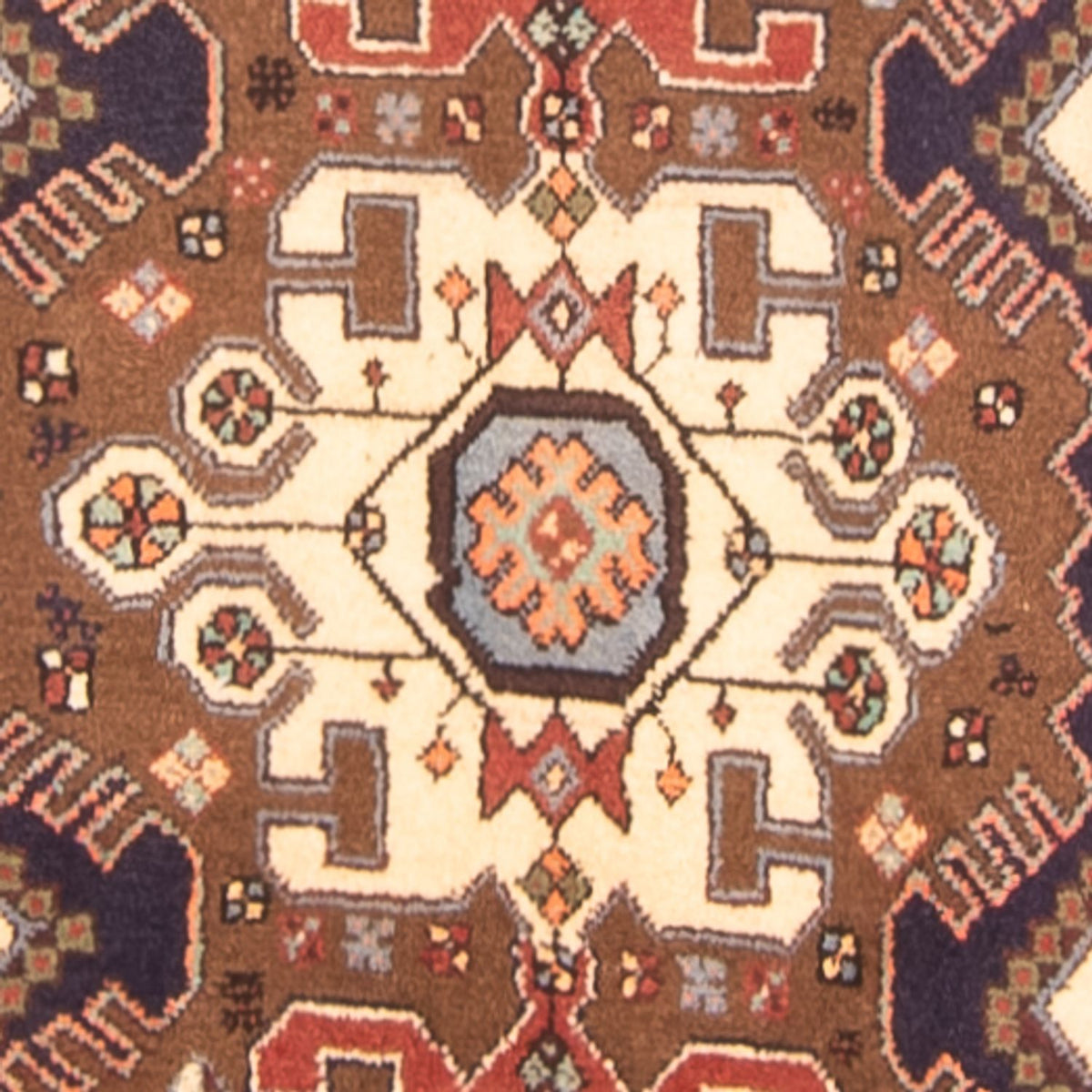 Løber Persisk tæppe - Nomadisk - 370 x 93 cm - mørkeblå