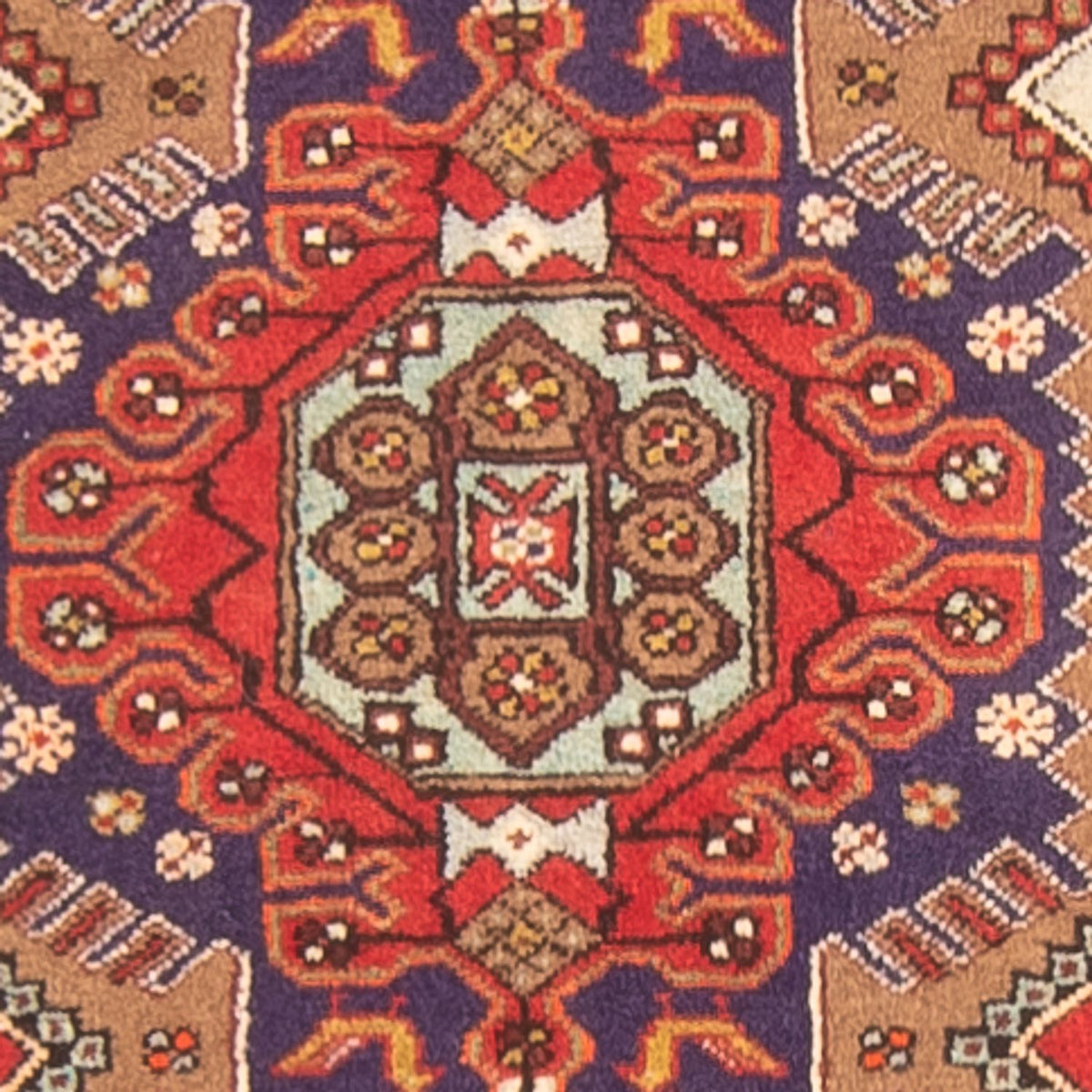 Løber Persisk tæppe - Nomadisk - 403 x 82 cm - mørkeblå