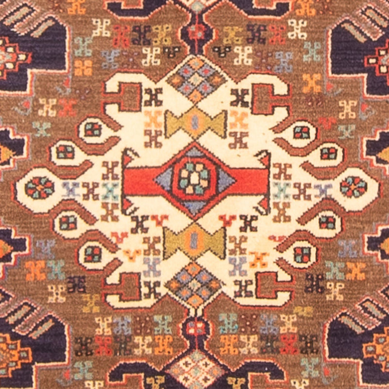 Løber Persisk tæppe - Nomadisk - 388 x 92 cm - flerfarvet