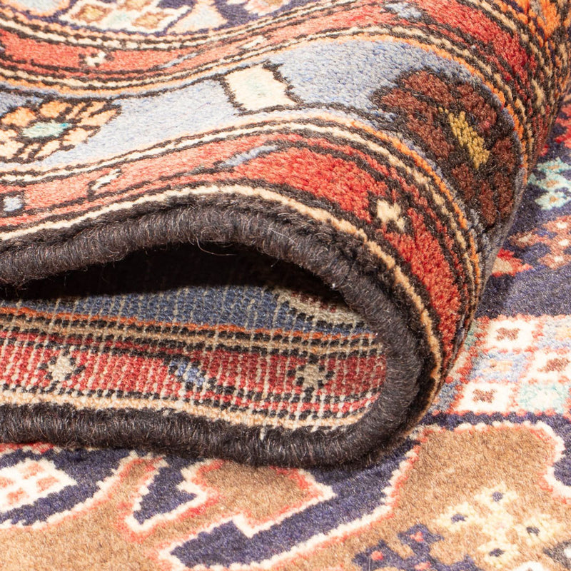 Løber Persisk tæppe - Nomadisk - 388 x 92 cm - flerfarvet