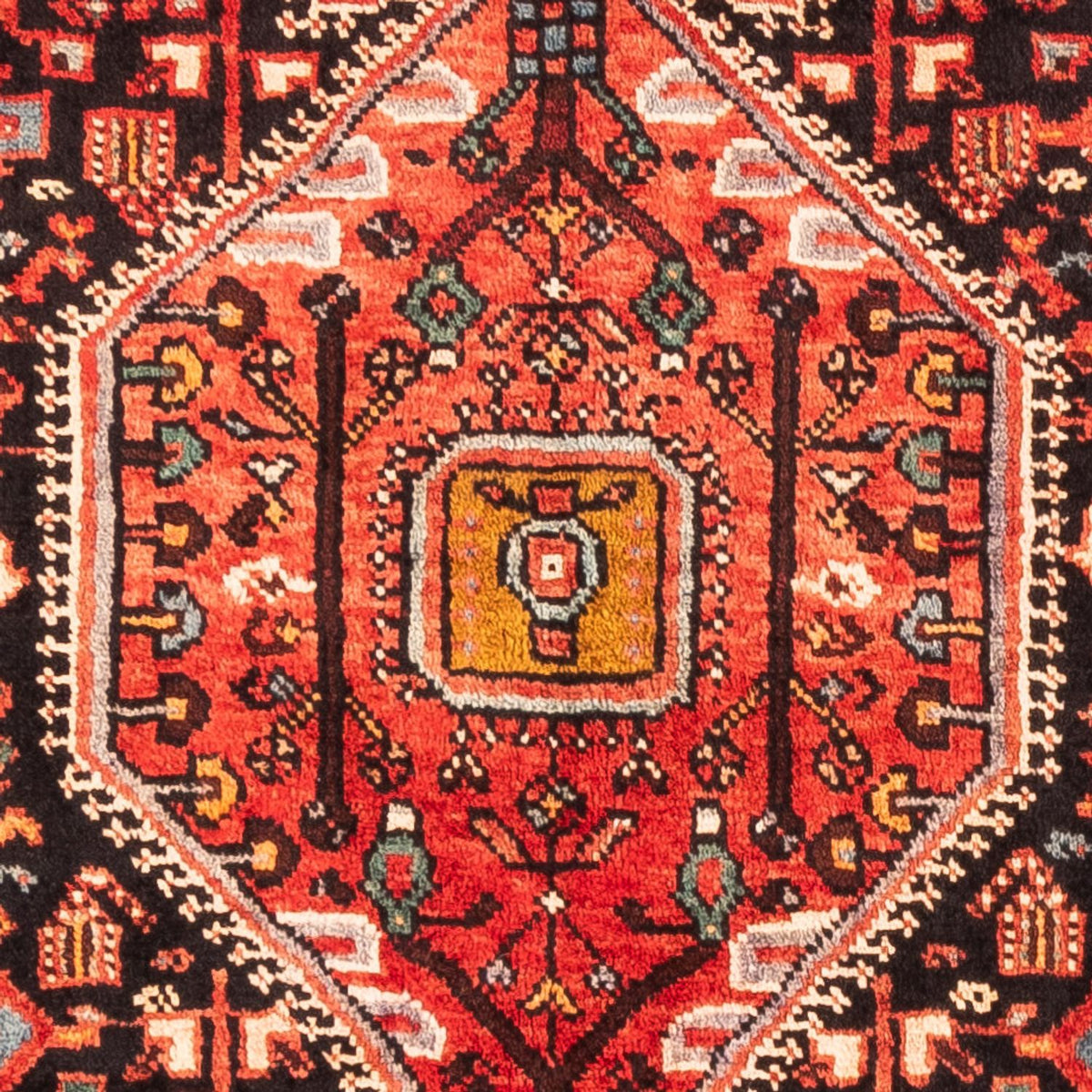Persisk tæppe - Nomadisk - 266 x 174 cm - mørkeblå