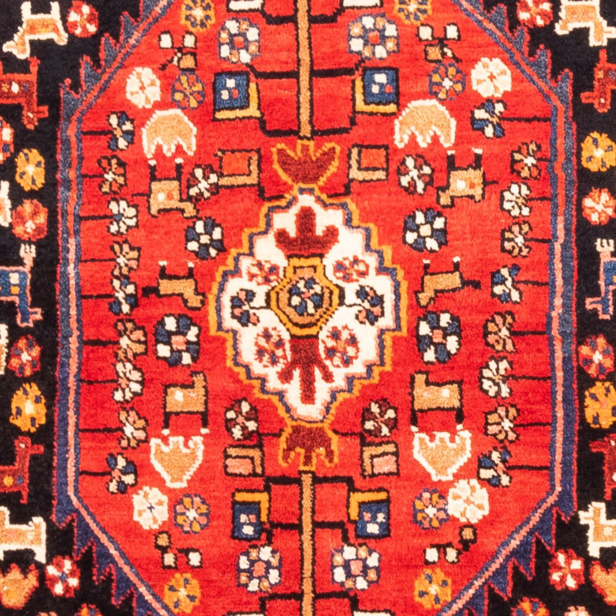 Persisk tæppe - Nomadisk - 285 x 155 cm - mørkeblå