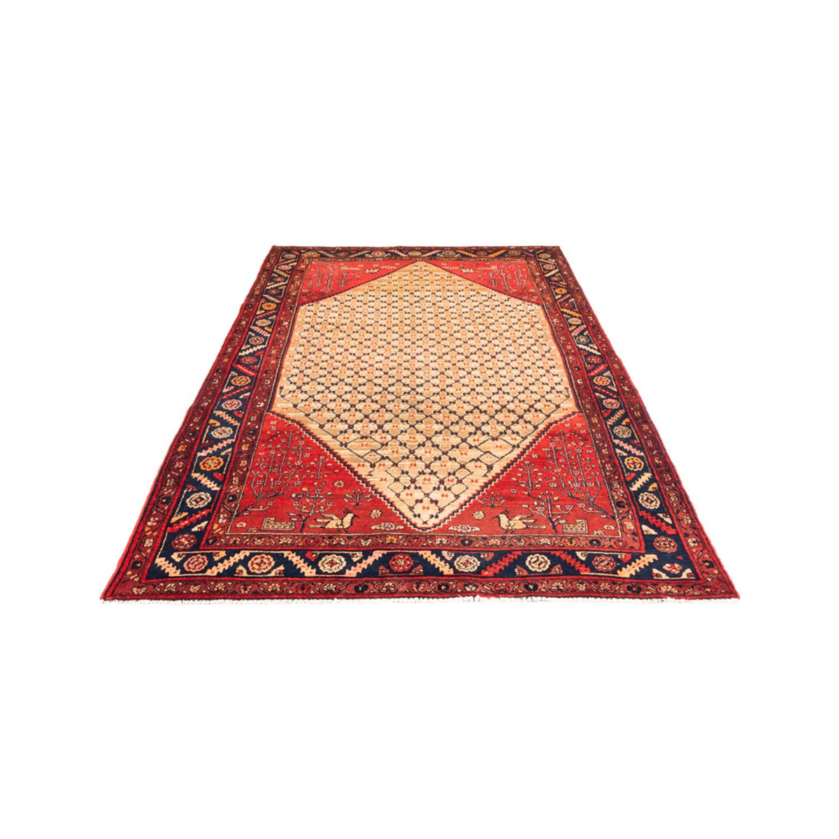 Persisk tæppe - Nomadisk - 273 x 153 cm - creme
