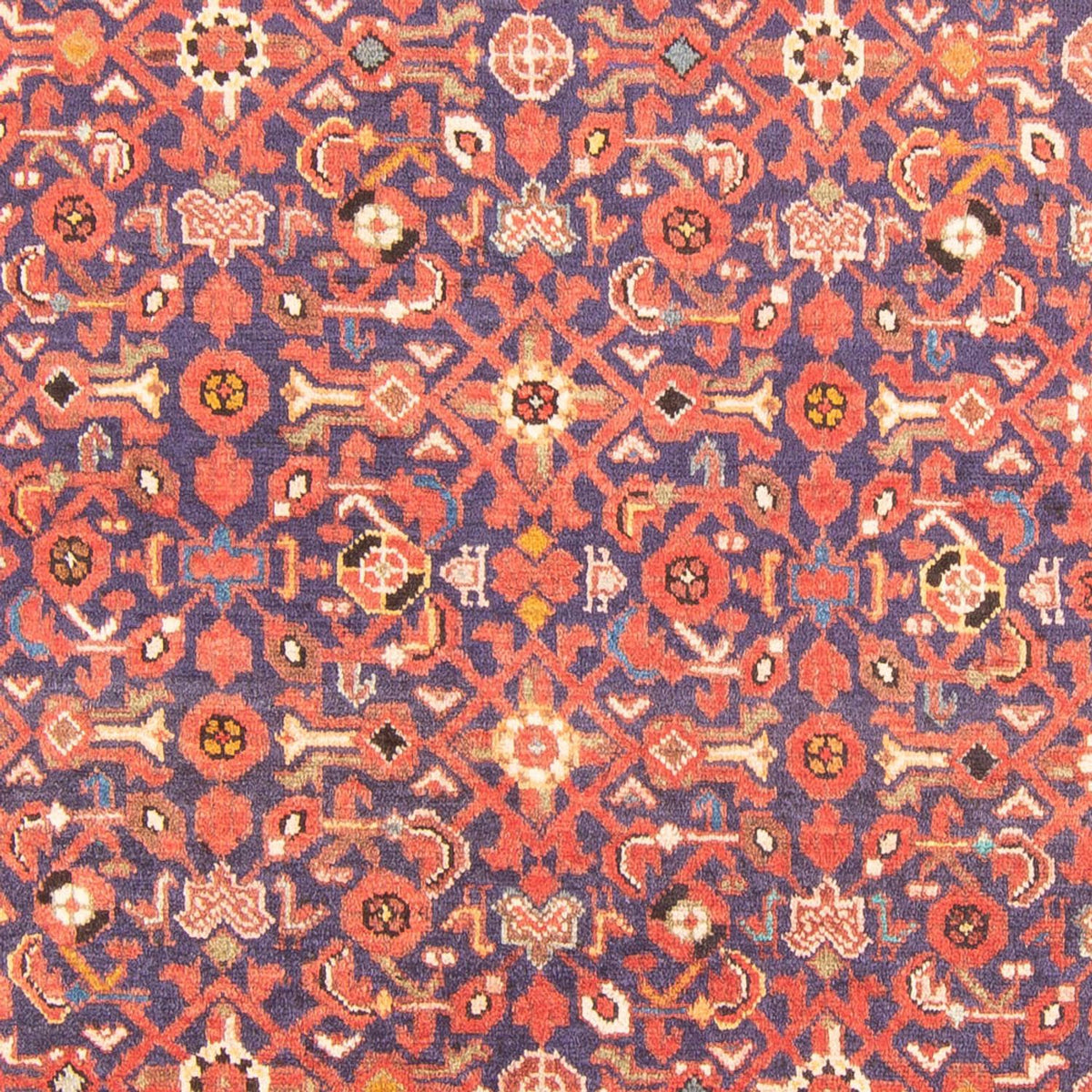 Persisk tæppe - Nomadisk - 306 x 153 cm - mørkeblå