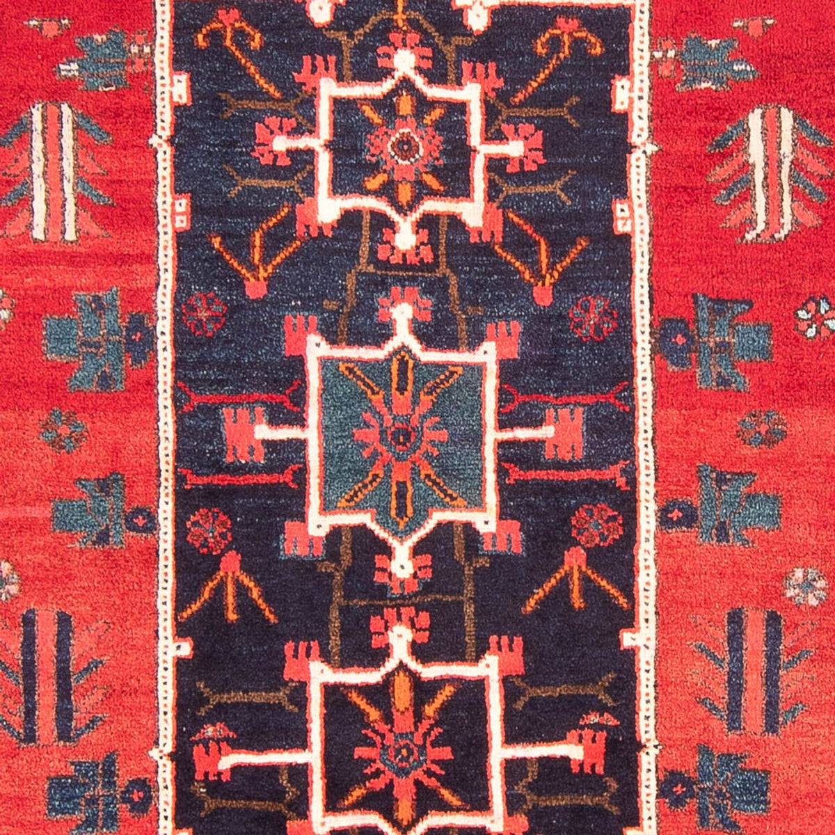 Persisk tæppe - Nomadisk - 310 x 155 cm - rød