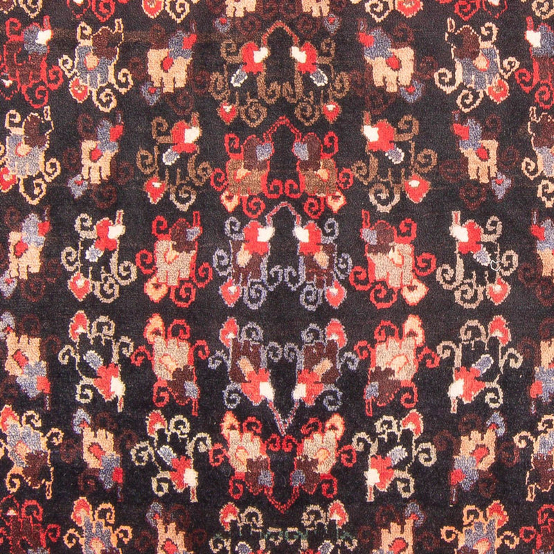 Løber Persisk tæppe - Nomadisk - 350 x 140 cm - mørkeblå