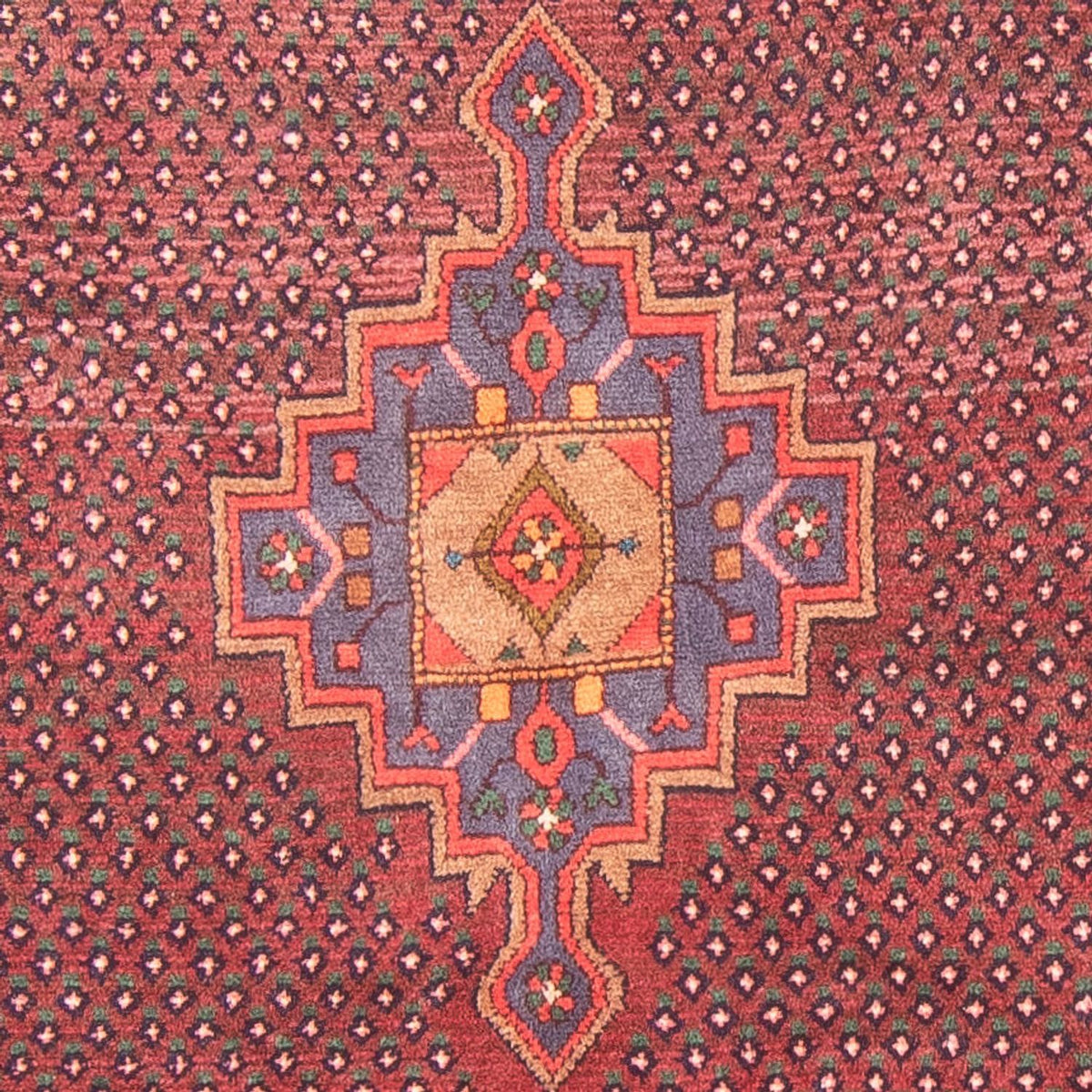 Løber Persisk tæppe - Bijar - 275 x 140 cm - rød