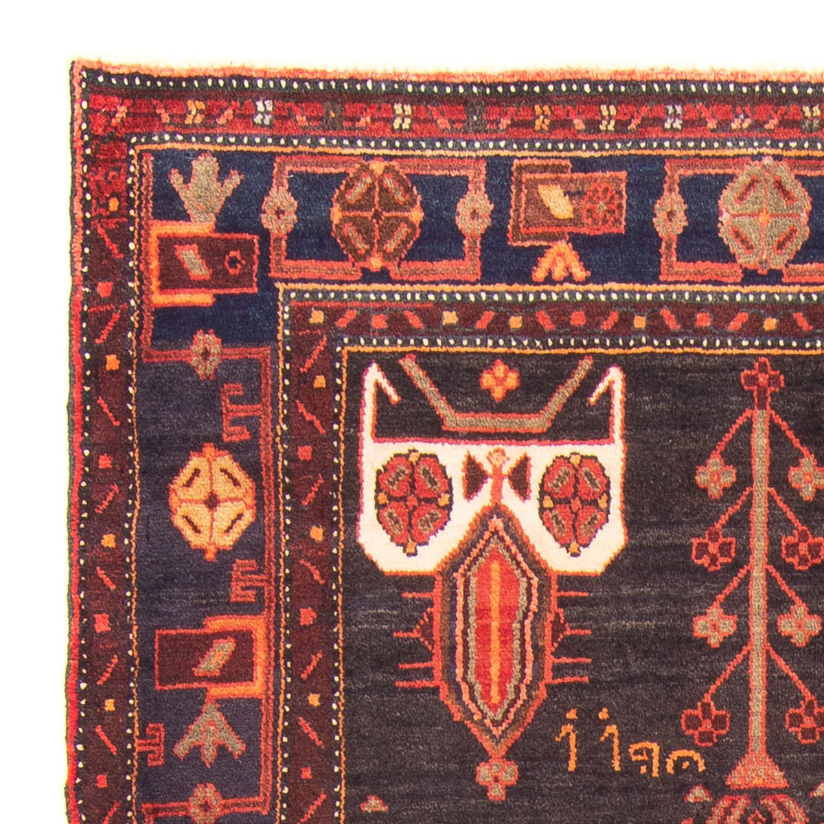 Løber Persisk tæppe - Nomadisk - 294 x 145 cm - blå