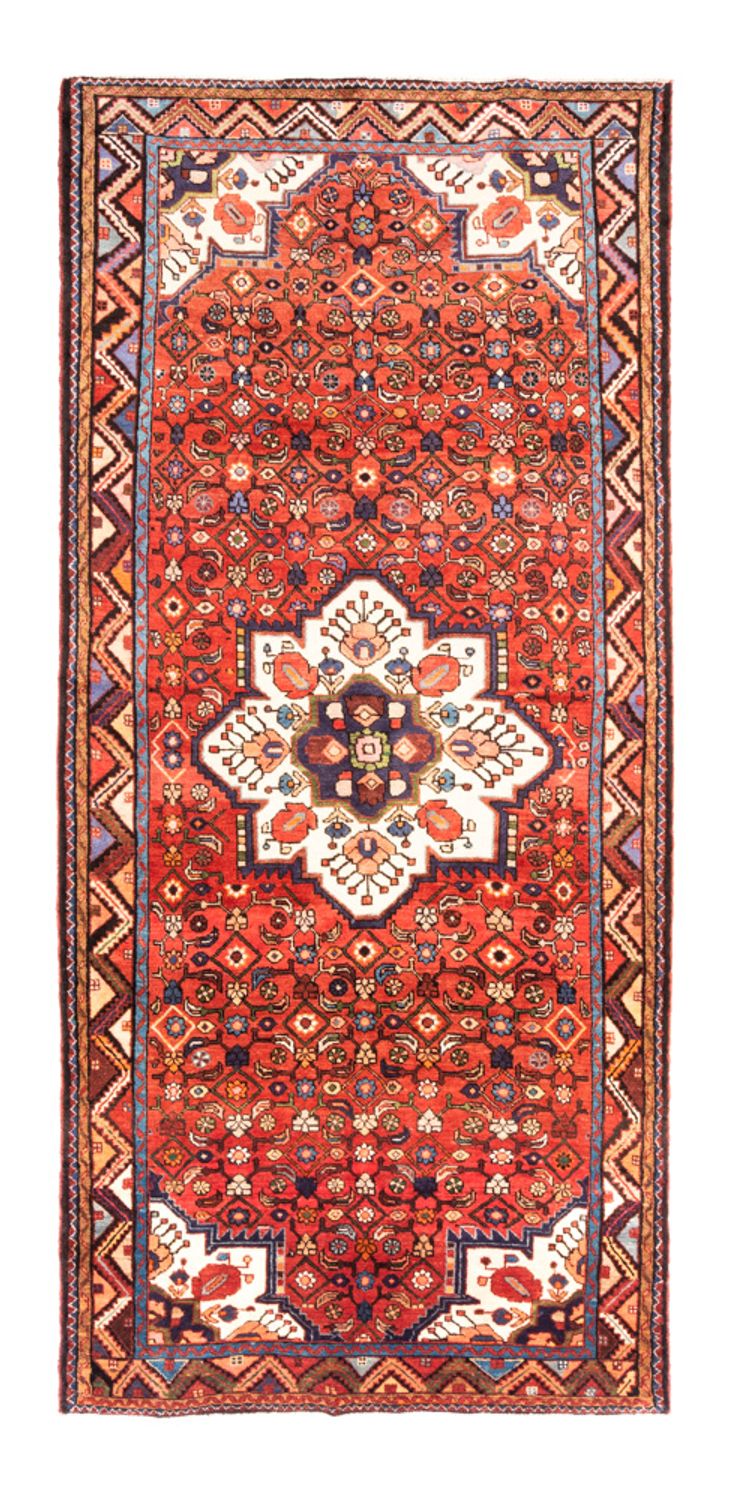 Løber Persisk tæppe - Nomadisk - 350 x 158 cm - rød