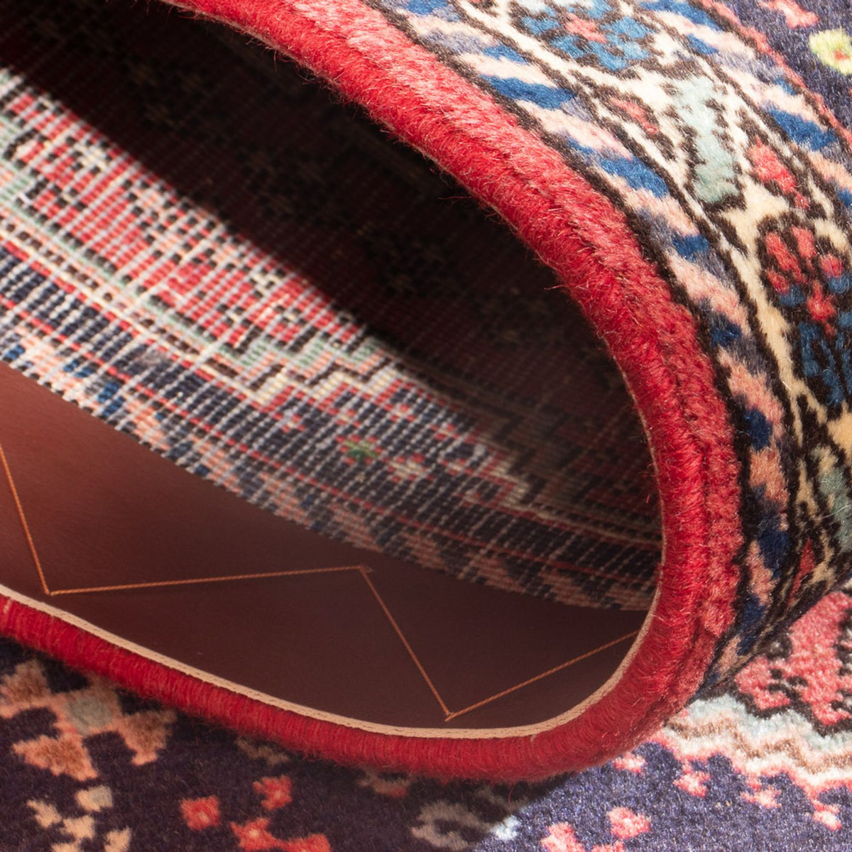 Persisk tæppe - Nomadisk - 146 x 67 cm - rød