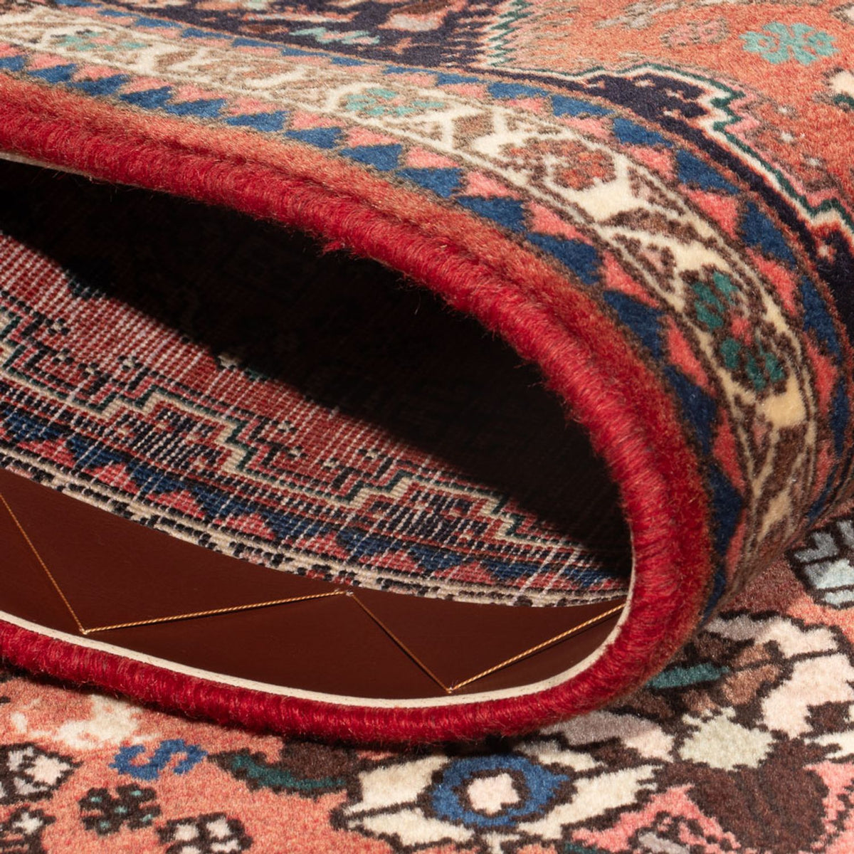 Persisk tæppe - Nomadisk - 147 x 75 cm - rød