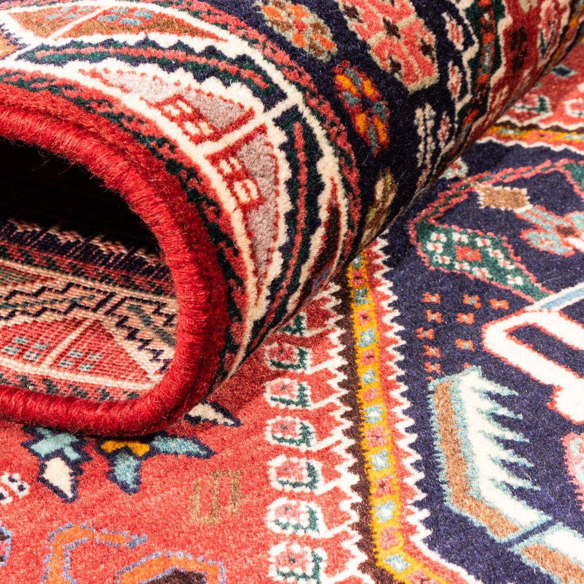 Løber Persisk tæppe - Nomadisk - 200 x 84 cm - rust