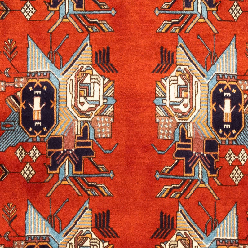 Persisk tæppe - Nomadisk - 165 x 115 cm - rød