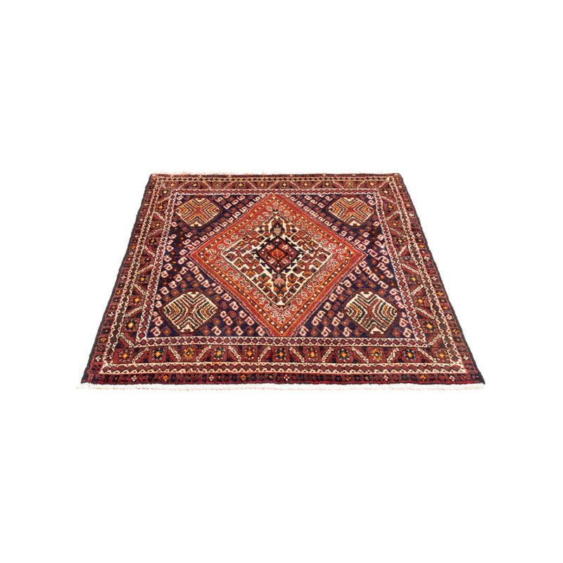 Persisk tæppe - Nomadisk - 127 x 98 cm - bordeaux rød