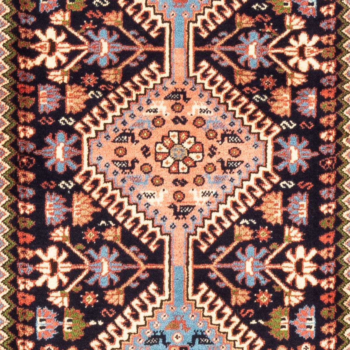 Løber Persisk tæppe - Nomadisk - 200 x 80 cm - mørk beige