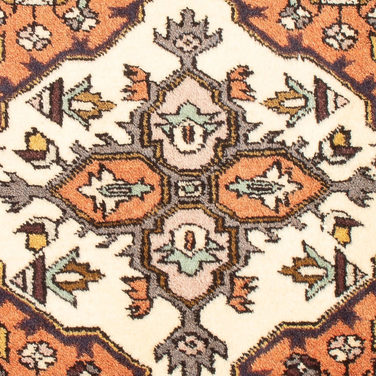 Persisk tæppe - Nomadisk - 89 x 71 cm - orange