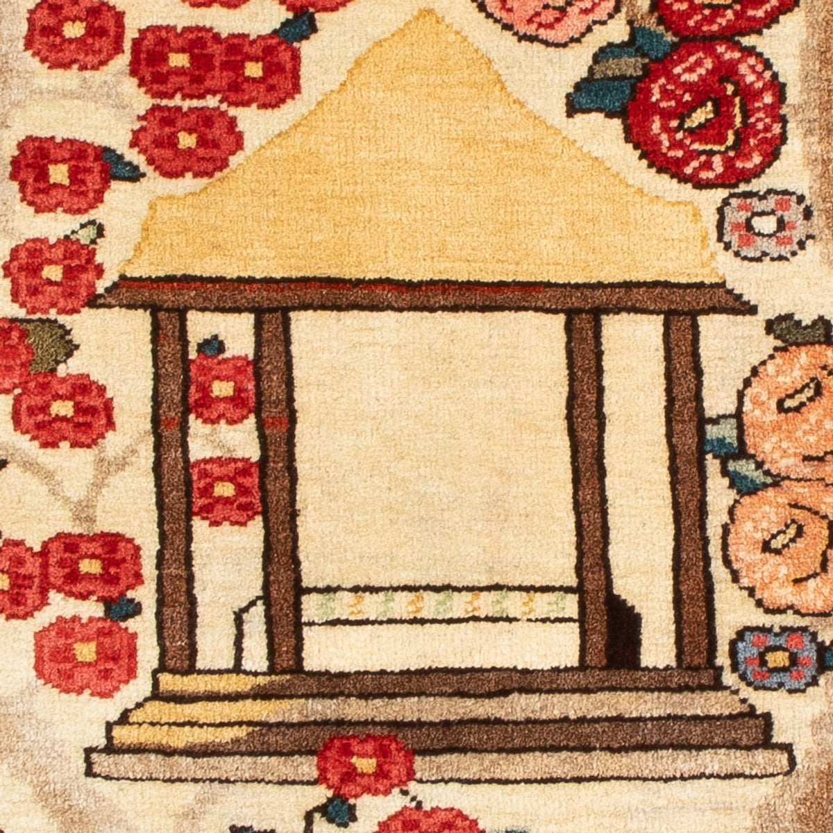 Persisk tæppe - Nomadisk - 87 x 60 cm - flerfarvet