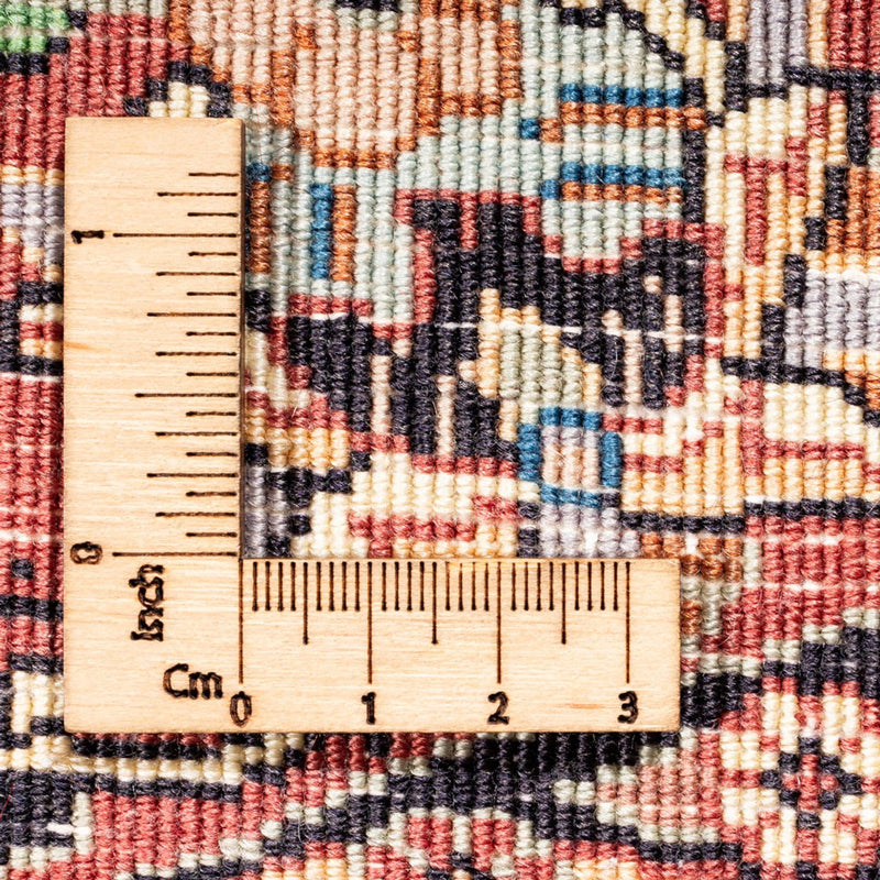 Persisk tæppe - Bijar - Royal rundt  - 100 x 100 cm - creme