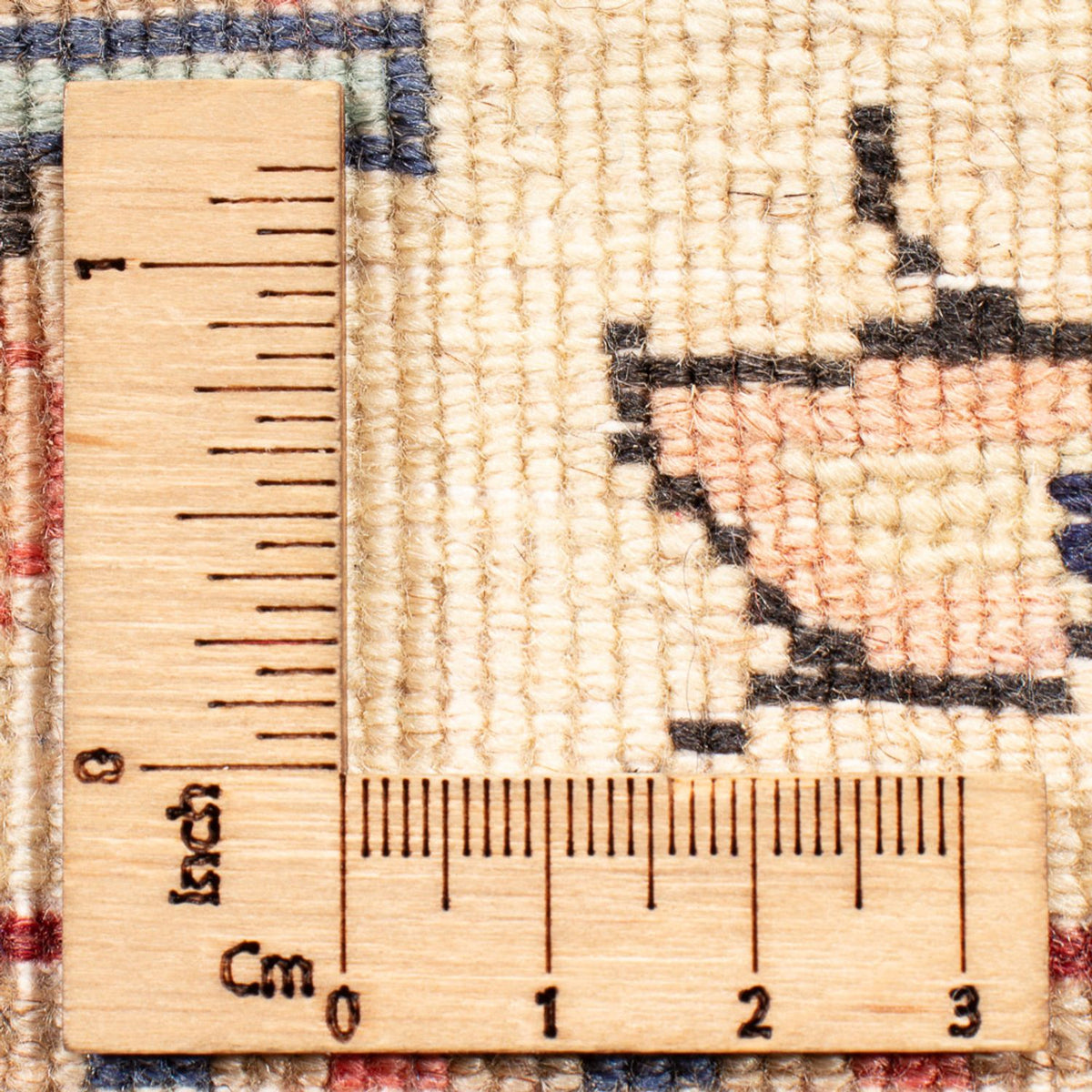 Persisk tæppe - Bijar - Royal - 90 x 60 cm - creme