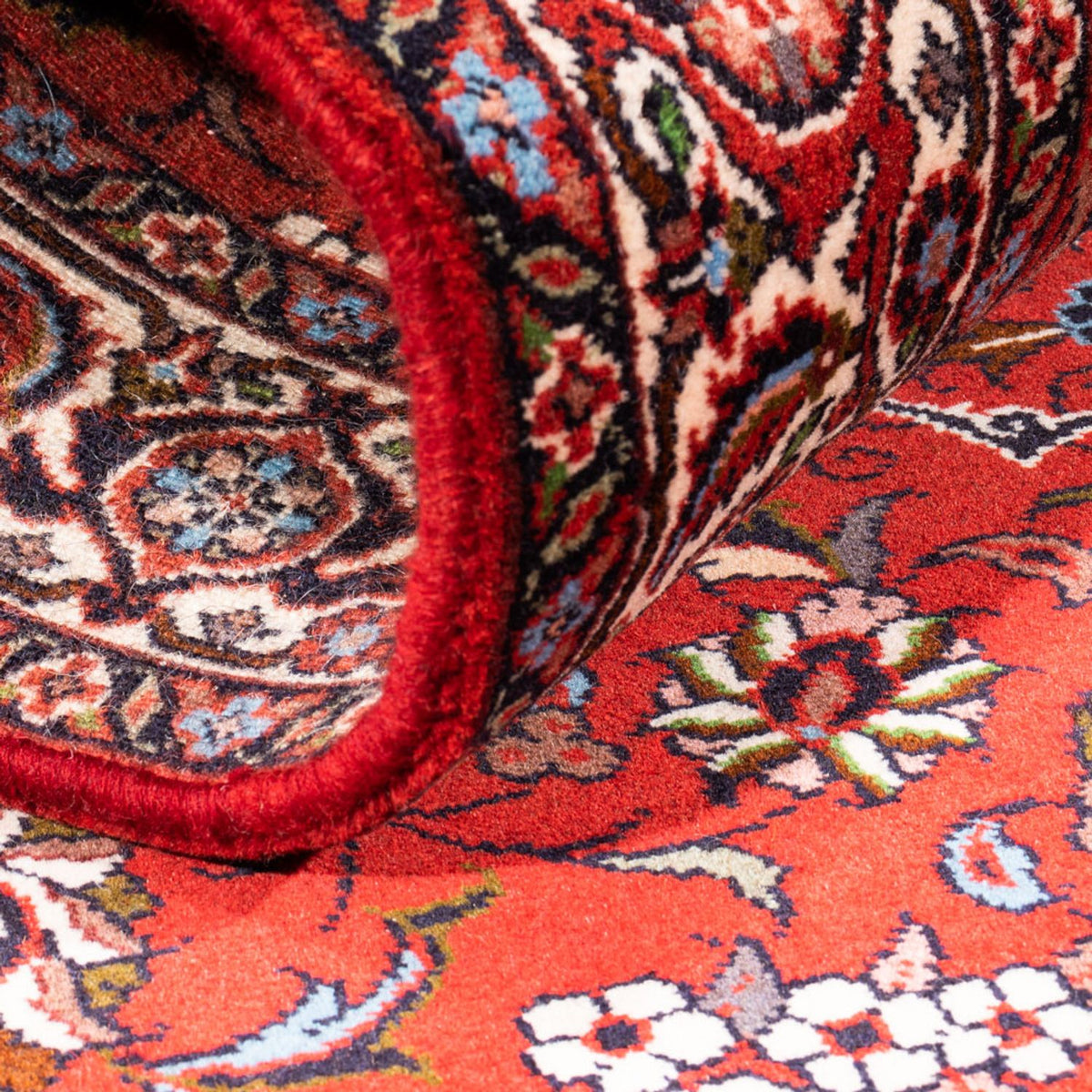 Persisk tæppe - Bijar - Royal - 182 x 110 cm - rød