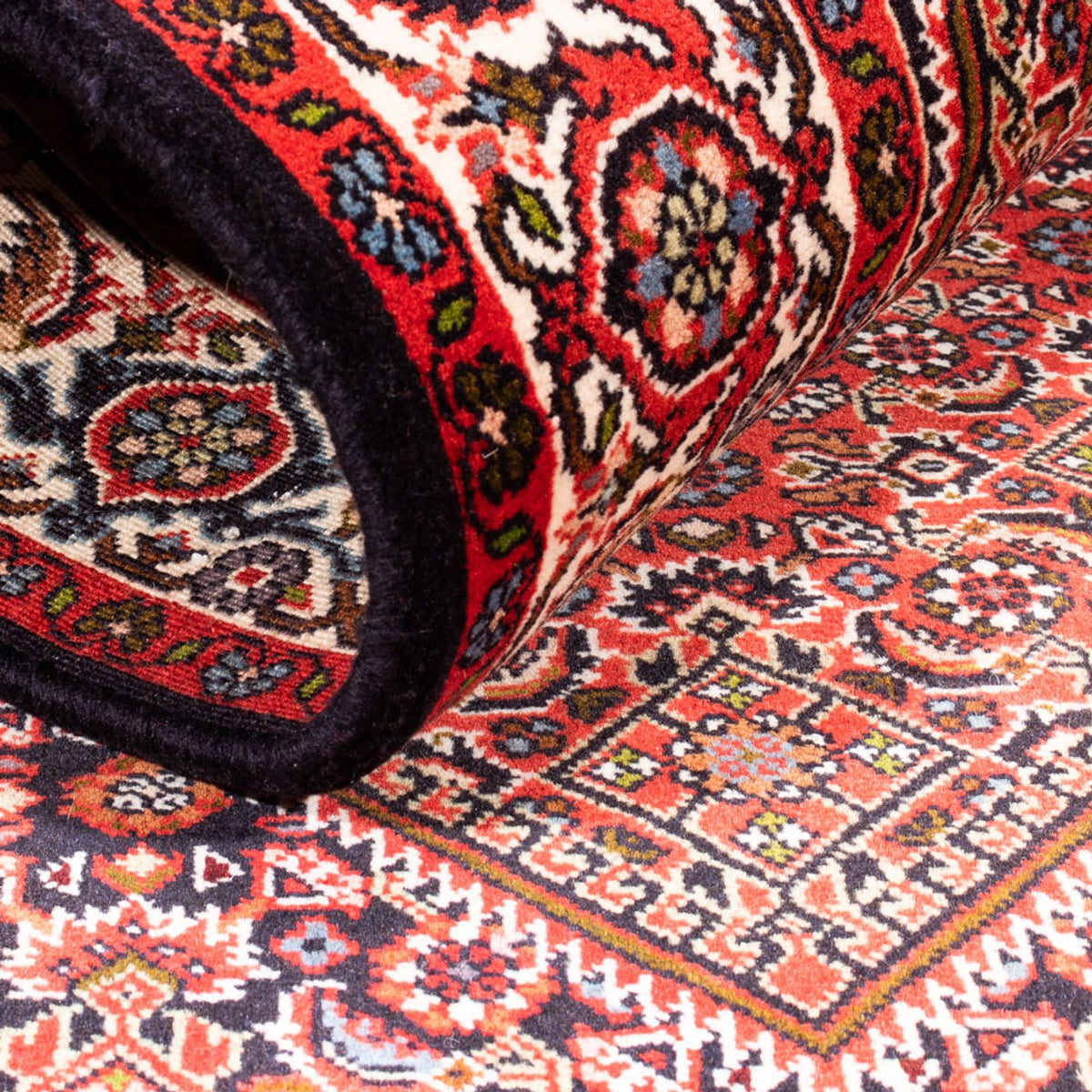 Persisk tæppe - Bijar - Royal - 183 x 110 cm - rød