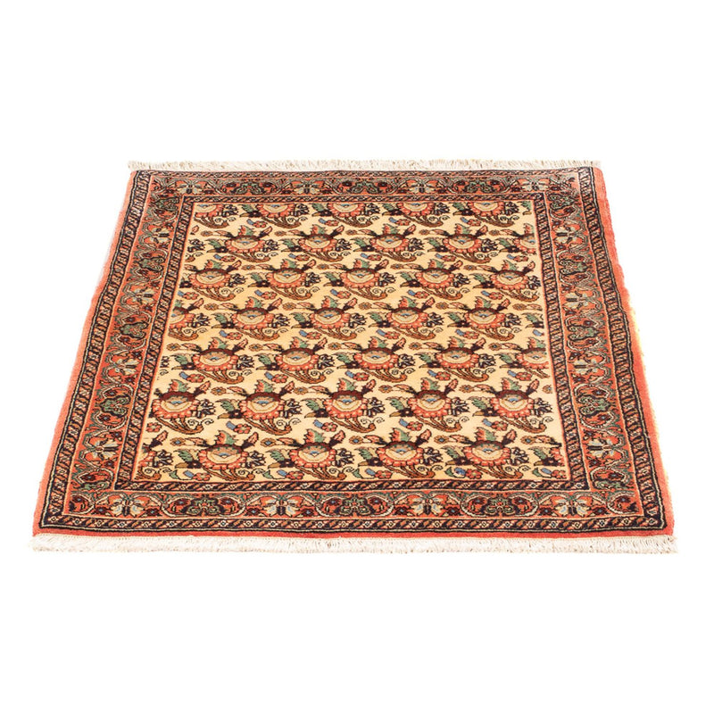 Persisk tæppe - Bijar - Royal - 90 x 73 cm - creme