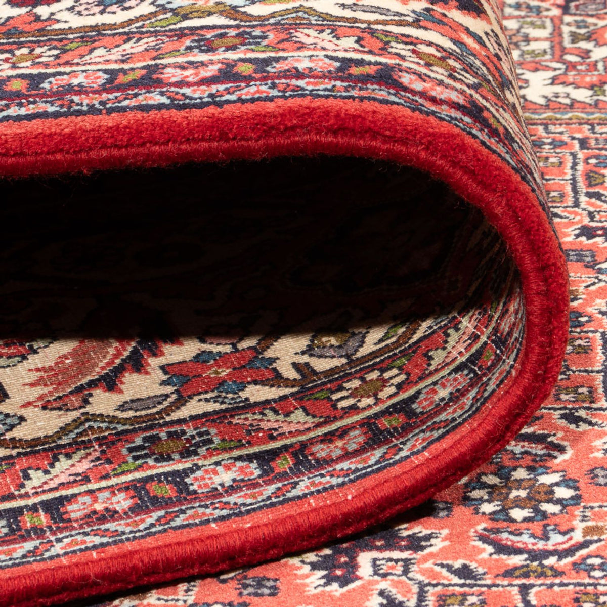 Persisk tæppe - Bijar - Royal - 395 x 300 cm - lysrød