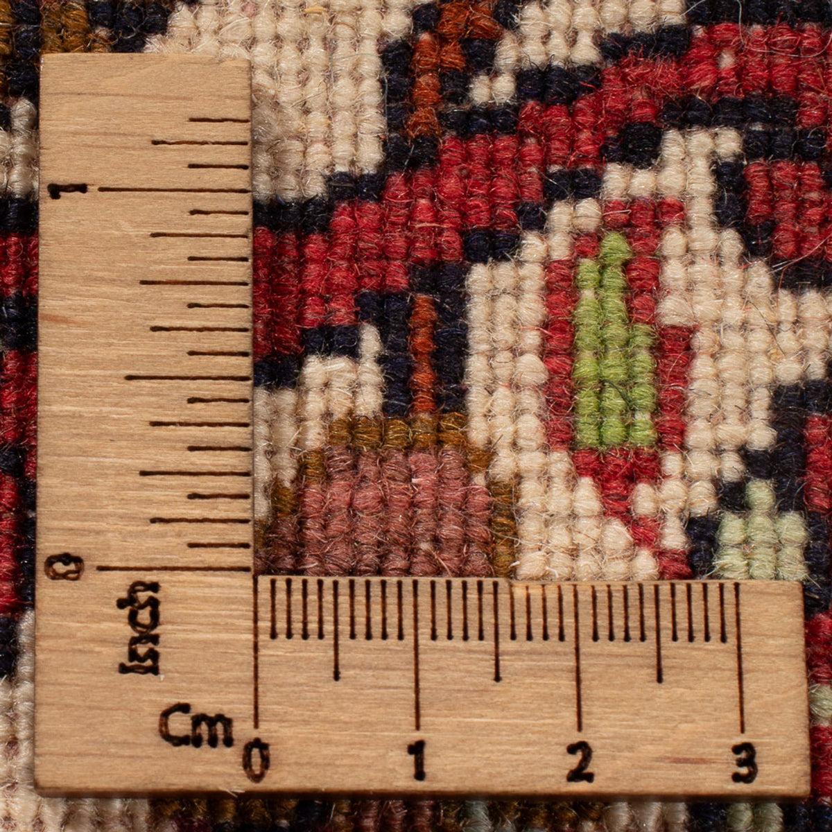 Persisk tæppe - Bijar - Royal - 343 x 250 cm - mørkerød