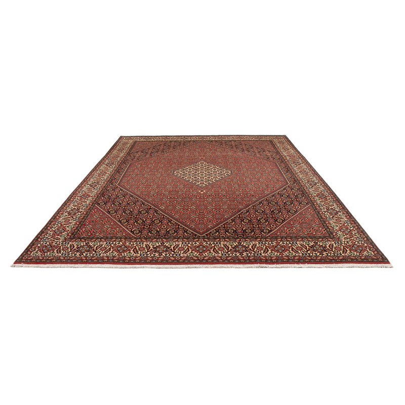 Persisk tæppe - Bijar - Royal - 334 x 248 cm - lysrød