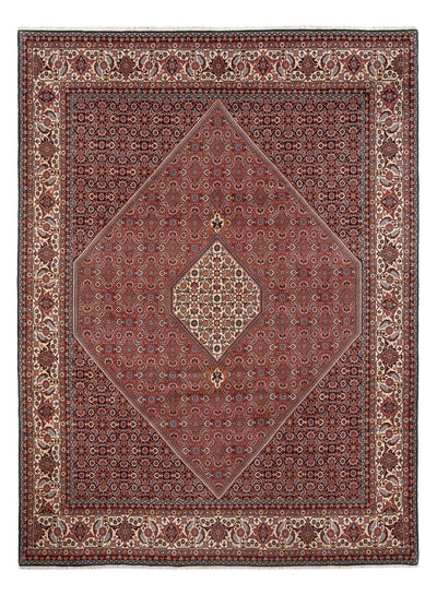 Bidjar - Bukan Tæppe 247x350cm - Persisk tæppe - mørkerød