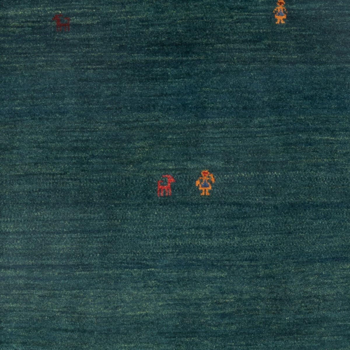 Gabbeh-tæppe - Persisk - 160 x 104 cm - benzinblå