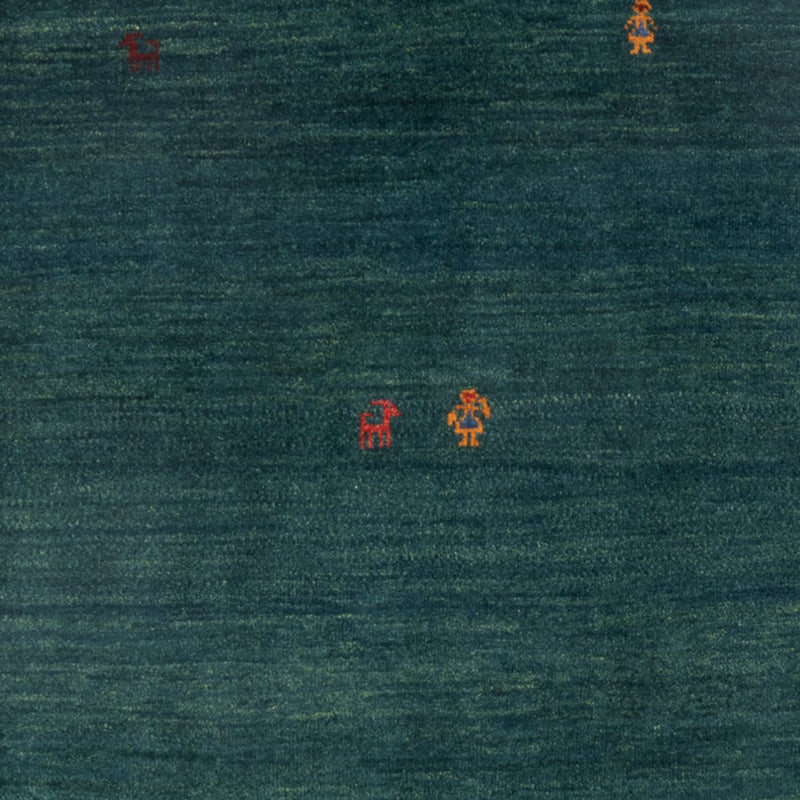 Gabbeh-tæppe - Persisk - 160 x 104 cm - benzinblå