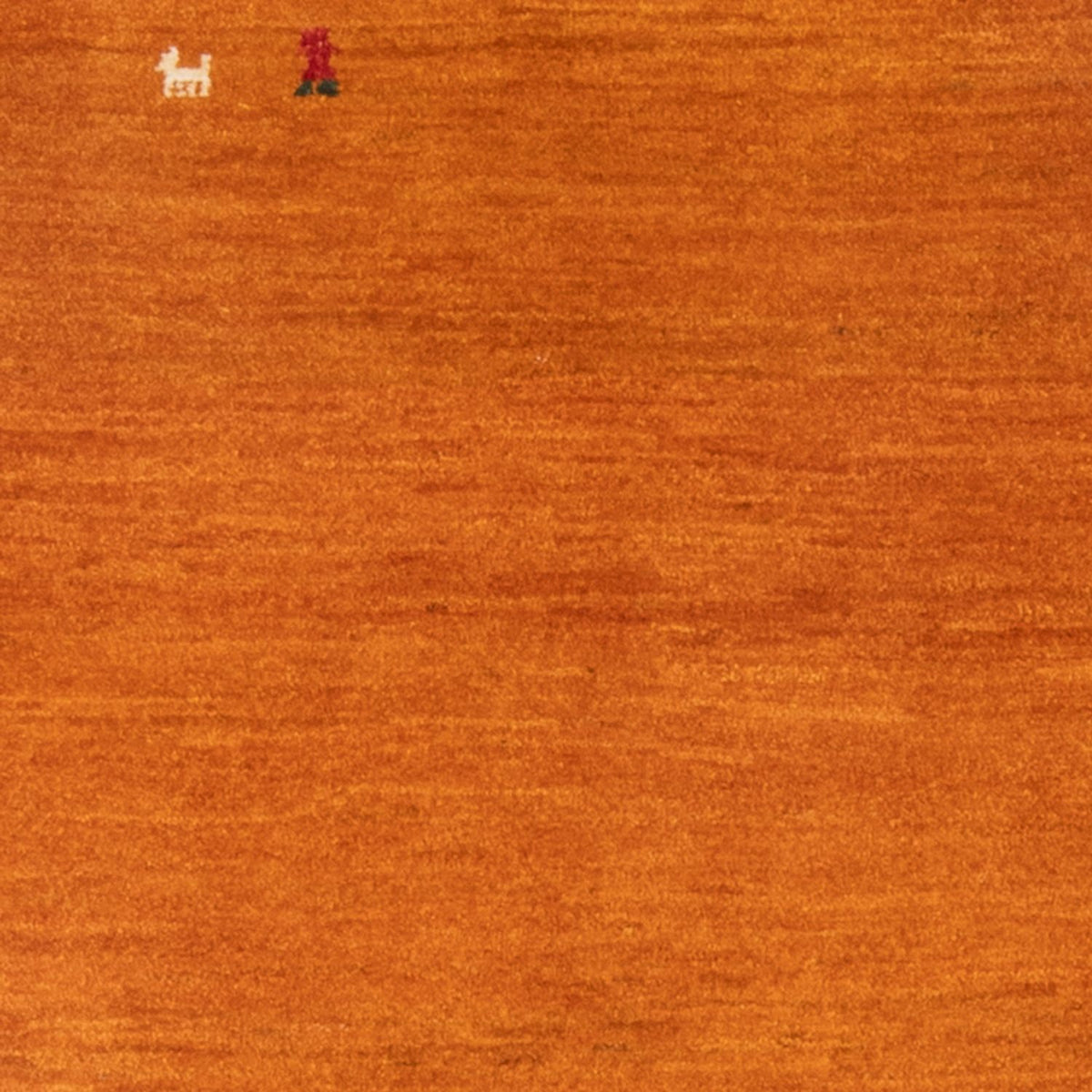 Gabbeh-tæppe - Persisk - 128 x 100 cm - orange