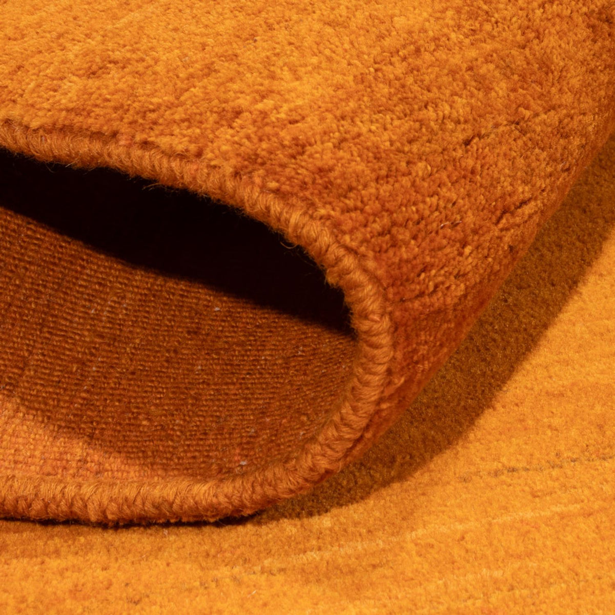 Gabbeh-tæppe - Persisk - 128 x 100 cm - orange